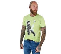 Joe Browns Men's Rocker Cheetah Graphic T-Shirt, Lime, L