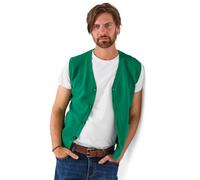 Joe Browns Men's Smart Button-Up Versatile Knitted Waistcoat Sweater Vest, Green, L