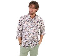 Joe Browns Men's Spring Multi-Tone Ditsy Floral Long Sleeve Shirt Button, White, S
