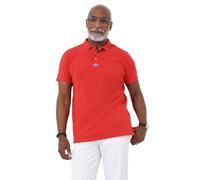 Joe Browns Men's Stripe Trim Pique Polo Shirt, Red, XL