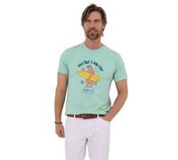 Joe Browns Men's Surfer Bear Graphic T-Shirt, Blue, M