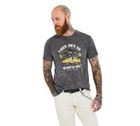 Joe Browns Men's Tiger Joes Graphic T-Shirt, Washed Grey, L