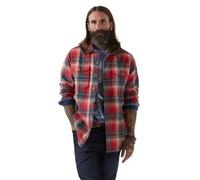 Joe Browns Men's Wayfarer Waffle Check Shirt, Red