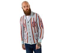 Joe Browns Men's Western Inspired Aztec Cardigan, Regular, Blue, UK L