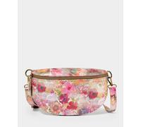 Joe Browns Women's Metallic Floral Leather Bum Bag, Gold Multi