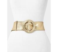 Joe Browns Women's Metallic Soft Leather Retro Glam Waist Belt, Gold, S