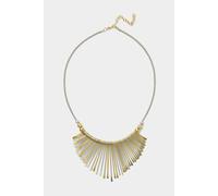 Joe Browns Mixed Metal Statement Necklace With Clasp Fastening In Gold Gold One Size