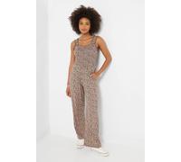 Joe Browns Petite Ditsy Floral Print Wide Leg Jumpsuit In Black Black