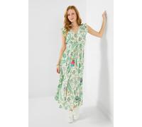 Joe Browns Petite Paisley Boho Print Maxi Dress In Green Green 12
