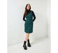 Joe Browns Women's Tartan Check Pinafore Mini Dress
