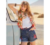 Joe Browns Pintuck Mandarin Collar Blouse In White White 16