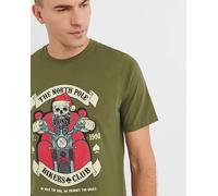 Joe Browns Santa`s Ride T-Shirt Long Joe Browns Joe Browns Santa`s Ride T-Shirt Long Khaki 1XL48/50