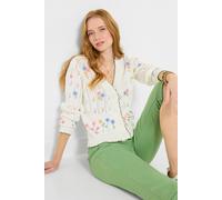 Joe Browns Scalloped Edge Pointelle Knit Cardigan In White White 20