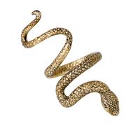 Joe Browns Set Of 4 Antique Gold Coiled Snake Napkin Rings Gold One Size