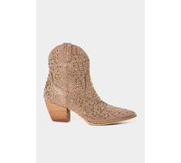Joe Browns Shooting Star Western Ankle Boots In Gold Gold