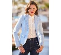 Joe Browns Single-Breasted Boucle Jacket In Blue Blue 20