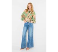 Joe Browns Statement All Over Floral Print Blouse In Green Green