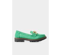 Joe Browns Statement Buckle Loafers In Green Green