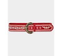 Joe Browns Western Embroidery Belt In Light Red Light Red