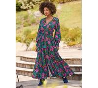 Joe Browns Whimsical Wonders Floral Maxi Dress, Black, Size 14, Women Black