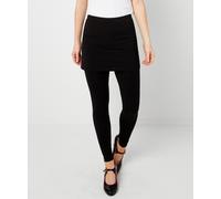 Joe Browns Women's 2 in 1 Essential Skirted Leggings Pants, Black, 16-18 UK