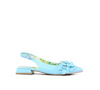 Joe Browns Women's 3D Corsage Flower Slingback Flats Pump, Blue, 6 UK