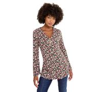 Joe Browns Women's Anna Ditsy Floral V Neck Tunic Top, Multi, UK 10