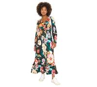 Joe Browns Women's Autumnal Floral Print Jersey Maxi Dress, Multi, 16 UK/Petite