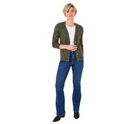 Joe Browns Women's Autumnal Pointelle Knit Cardigan Sweater, Green, 18