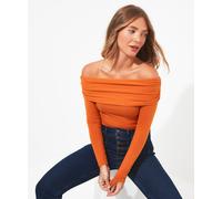 Joe Browns Women's Basic Slim Fit Long Sleeve Bardot Jersey Top