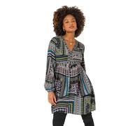 Joe Browns Women's Black Boho Tunic Dress Shirt, 18