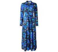 Joe Browns Women's Blue Print Floral Maxi Shirt Dress, 6 Petite