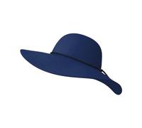 Joe Browns Women's Boho Wool Plait Detail Floppy Hat, French Navy, One Size
