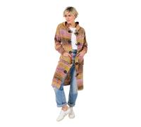 Joe Browns Women's Bold Hooded Longline Cardigan Sweater, Multi, M