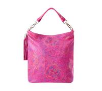 Joe Browns Women's Bold Paisley Print Suede Bag, Regular, Pink, UK One Size