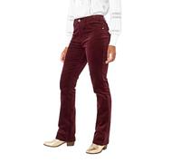 Joe Browns Women's Bootcut Stretch Moleskin Trousers Casual Pants, Purple, 12