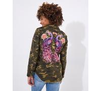 Joe Browns Women's BOUTIQUE Embroidered Back Camo Jacket