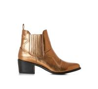 Joe Browns Women's Bronze Metallic Western Ankle Boots, 5 UK