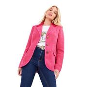 Joe Browns Women's Collared Button Detail Jacket, Regular Fit, Pink, UK 12