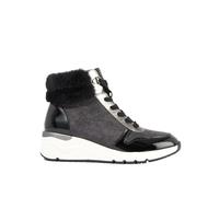 Joe Browns Women's Cosy Faux Fur Trim Trainer Boots, Standard Fit, Grey, UK 5