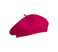 Joe Browns Women's Essential Wool Style Beret, Hot Pink, ONE Size