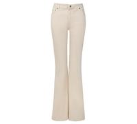 Joe Browns Women's Essentials Ecru High Waisted Bootcut Flared Jeans, Beige, 10L