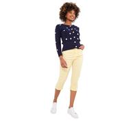 Joe Browns Women's Fashion Daisy Cable Knit Cardigan, Regular Fit, Blue, UK 12