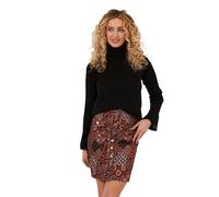 Joe Browns Women's Fashion Dogtooth Check 2 in 1 Skirted Leggings, Regular Fit, Green, UK M