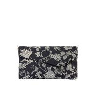 Joe Browns Women's Floral Jacquard Clutch Bag, Gold/Black, One Size