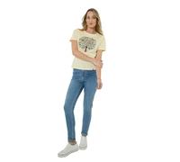 Joe Browns Women's Floral Tree Print Graphic Tee, Regular, Yellow, UK 10