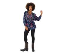 Joe Browns Women's Flowy Fit Boho Blouse, Purple, 18