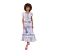 Joe Browns Women's Geo Print V-Neck Maxi Dress, Blue, 14
