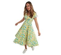 Joe Browns Women's Happy Days Sunflower Dress Casual Night, Yellow, 10