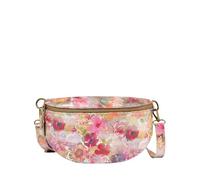Joe Browns Women's Metallic Floral Leather Bum Bag, Gold Multi